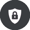 icon highlighting that this storage facility offers great security.